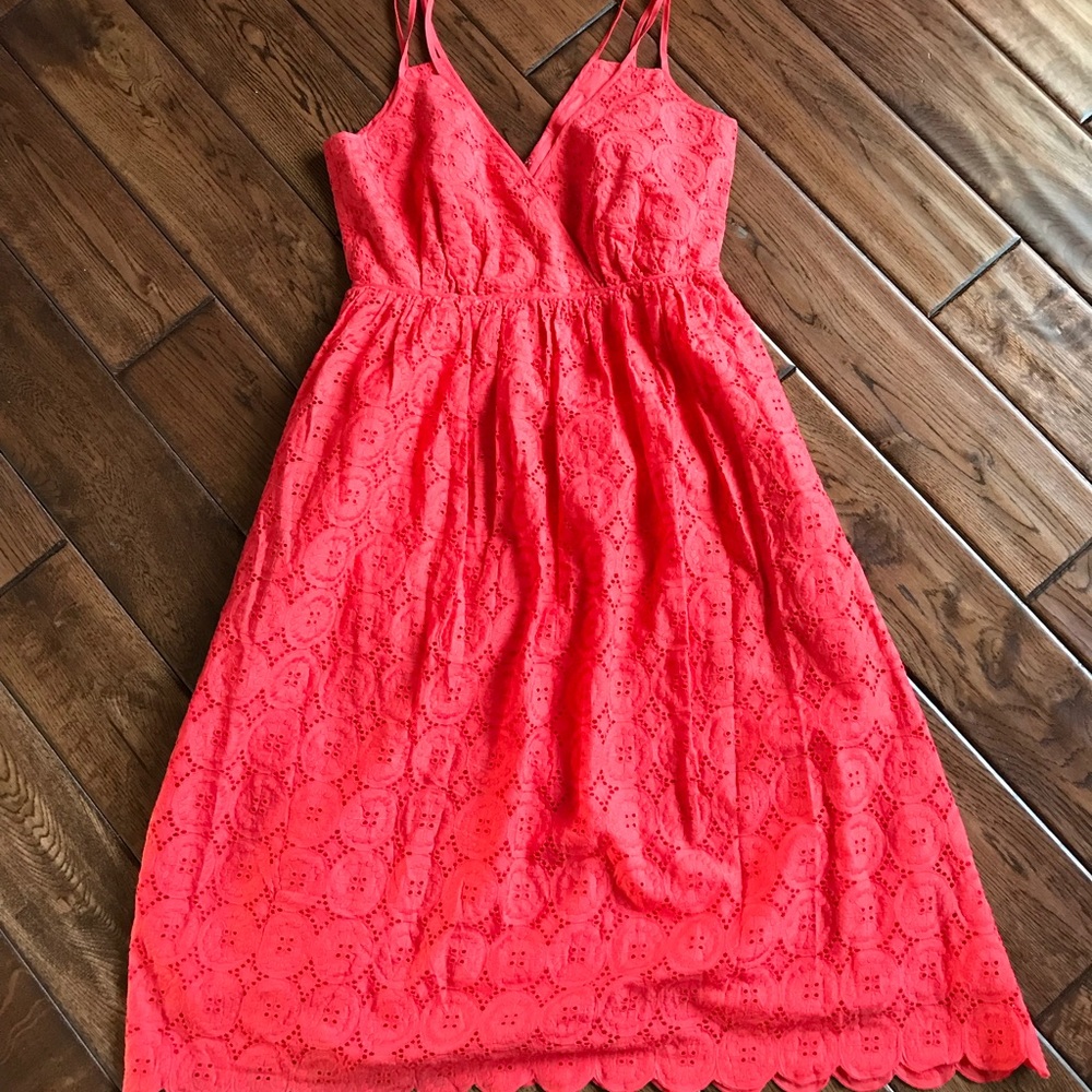 New JCrew Midi Dress in Eyelet